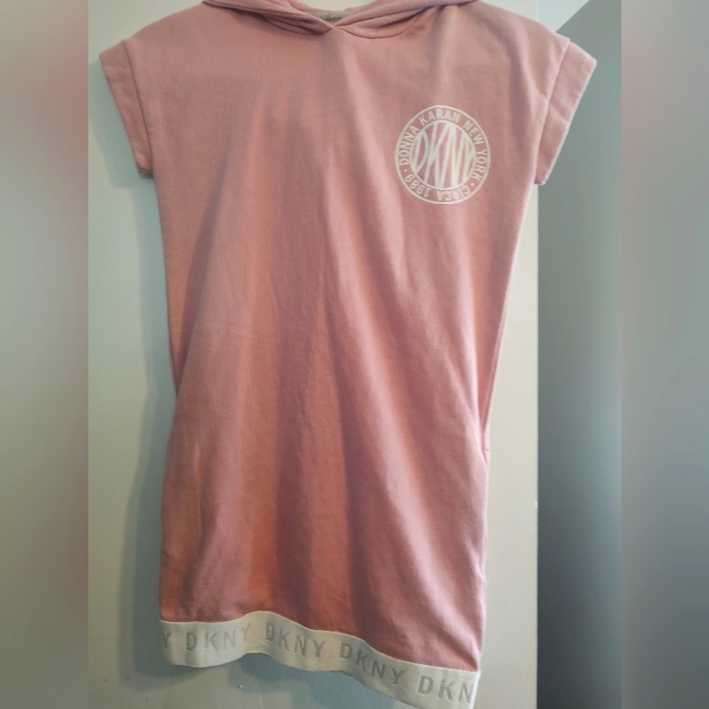 DKNY sleeveless hoodie